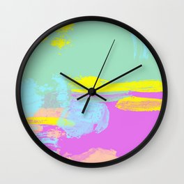 Abstract island  Wall Clock
