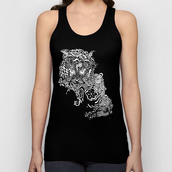 Dragon Cat Unisex Tank Top