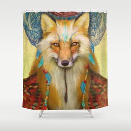 Wise Fox Shower Curtain