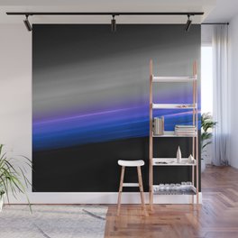 Blue Purple Grey Black Ombre Wall Mural