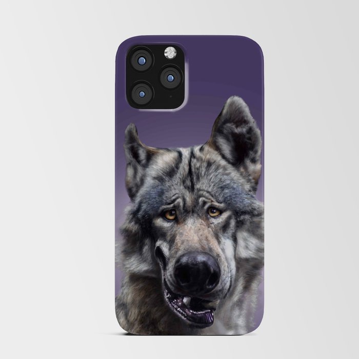 Smiling Wolf Selfie iPhone Card Case