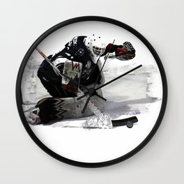 No Goal! - Hockey Goalie Wall Clock