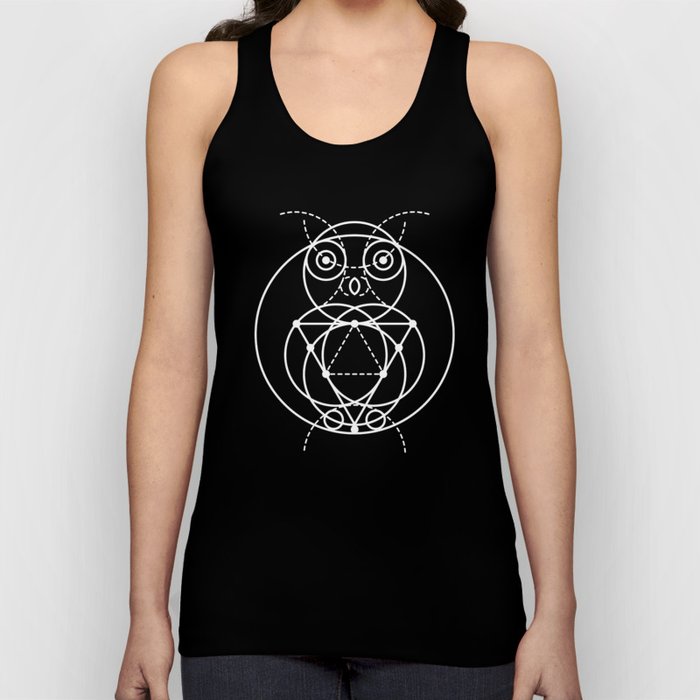 The Owl Sacred Geometry Tank Top