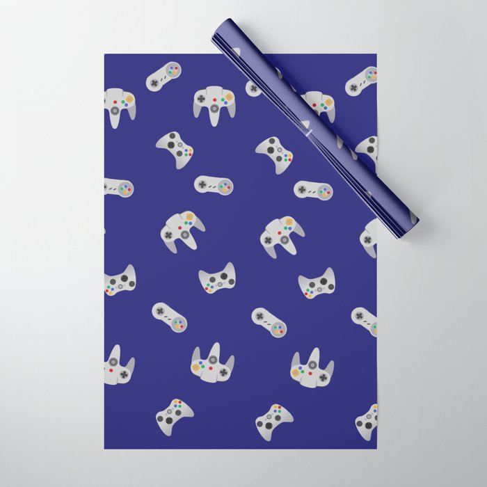 Gaming Pattern Wrapping Paper
