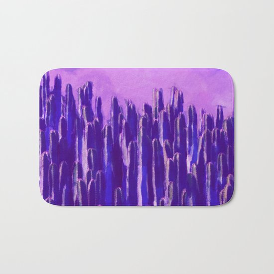 Cacti landscape Bath Mat