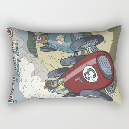 Hot Rods and Racing Cars No.26 Rectangular Pillow
