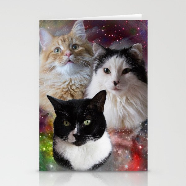 Space Fluffs Stationery Cards