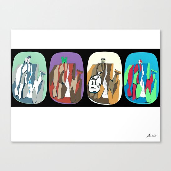 Grayskull, smurf, Thunder and Vigilante Falls Canvas Print