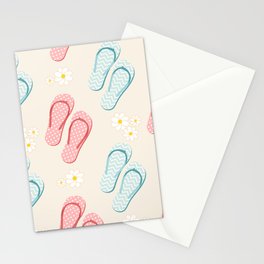 Flip Flops Stationery Cards