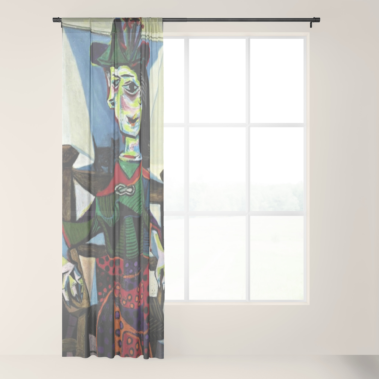 Dora Maar Au Chat By Pablo Picasso Sheer Curtain By Providenceatheneumarts Society6