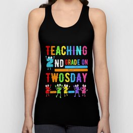Teaching 2nd Grade On Twosday Funny 22 February 2-22-2022 Tank Top