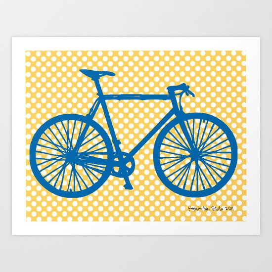 La Bicicletta Art Print