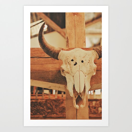 Cowboy Ranch Art Print