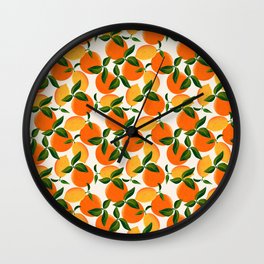 Oranges and Lemons Wall Clock