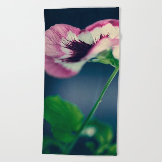 pansy Beach Towel