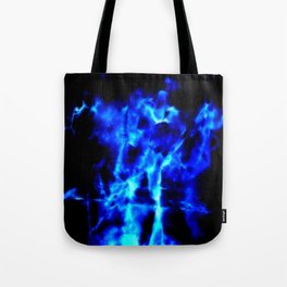 blue and electric texture 1 Tote Bag