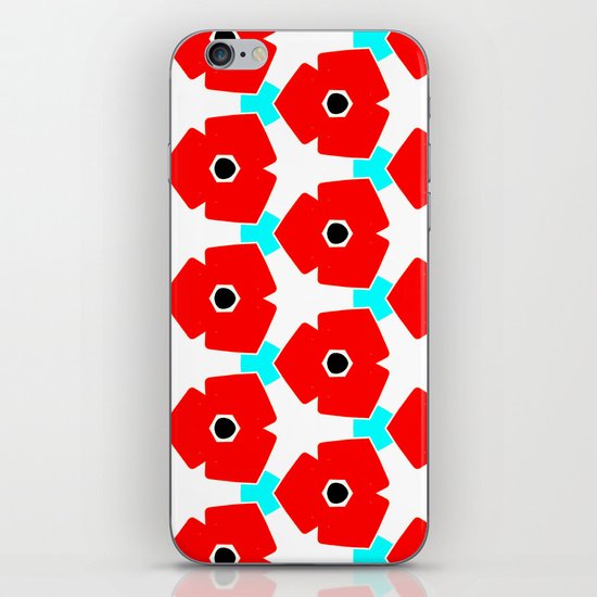 Herweije Retro Flower Pattern iPhone & iPod Skin