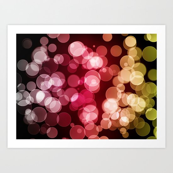 Bokeh Background Art Print