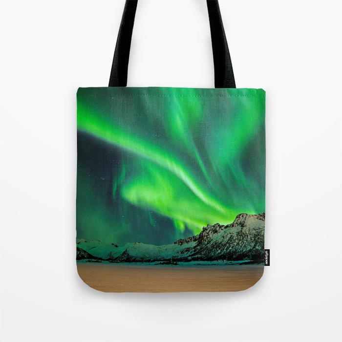 Northern Lights - Aurora Borealis_Winter Tote Bag