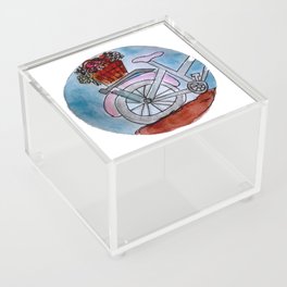 Bicycle watercolour Design Acrylic Box