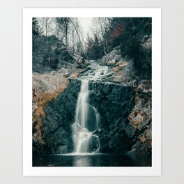 Bayehon Waterfall Art Print