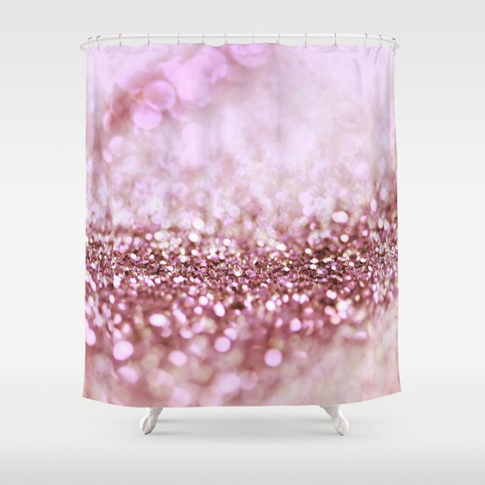 Pink Sparkle Shiny Glitter Effect Print Sparkle Valentine