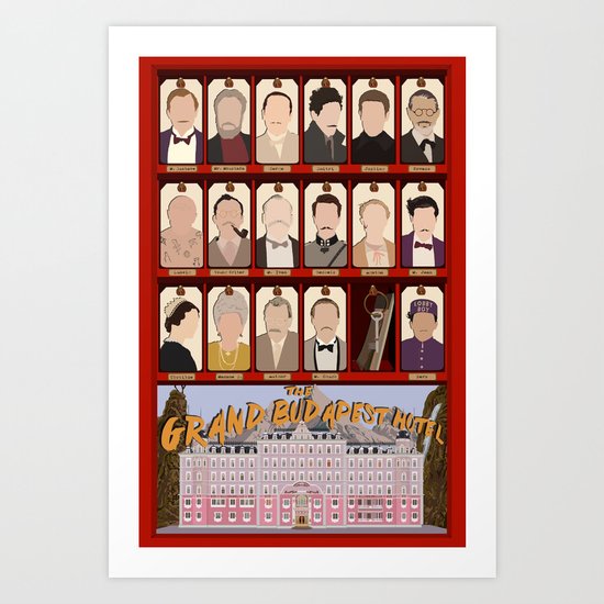 THE GRAND BUDAPEST HOTEL Art Print