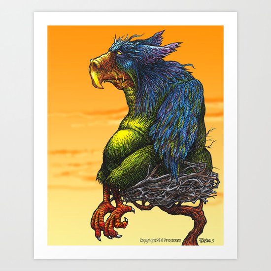 Griffin Art Print
