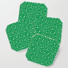 Green Dots Coaster