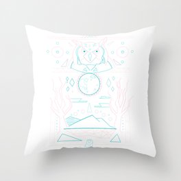 Owl Kingdom Throw Pillow