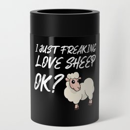 Just Freaking Love Sheep Sheep Wool Can Cooler