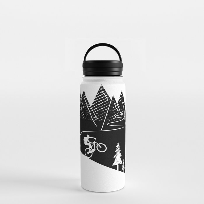 mountain bike MTB cycling mountain biker cycling bicycle cyclist gift Water Bottle