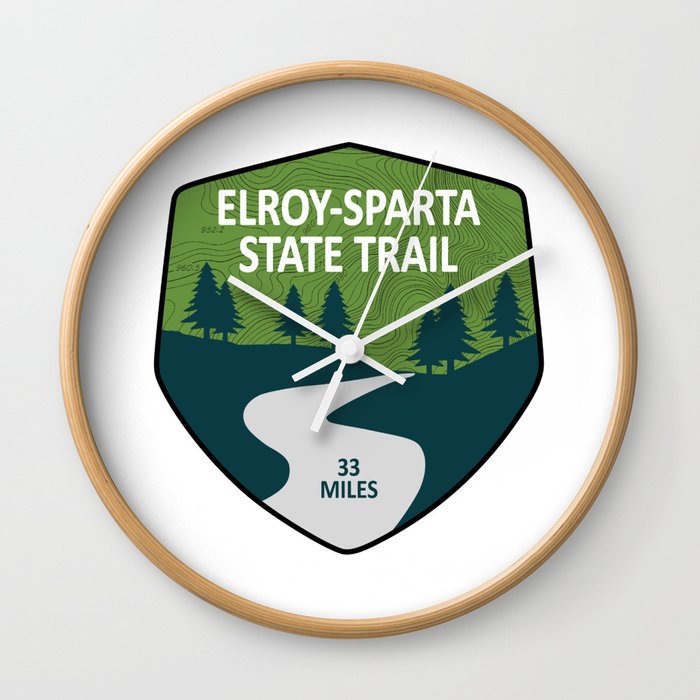 Elroy-Sparta State Trail Wall Clock
