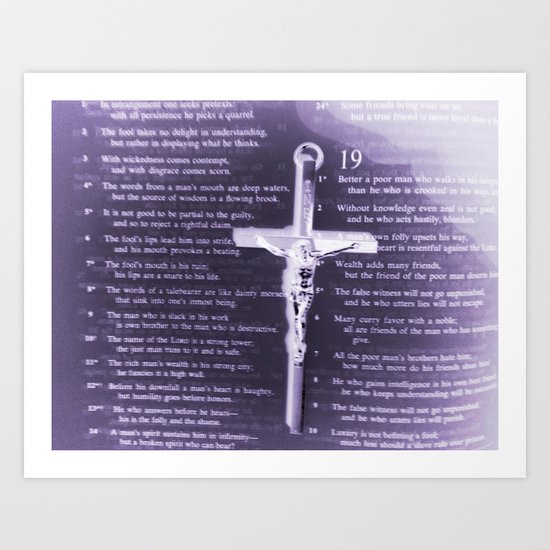 The Word Art Print