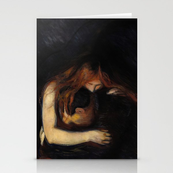 Edvard Munch - Vampire (Love & Pain) Stationery Cards