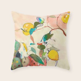 citron throw pillows