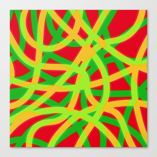 lively lines Canvas Print