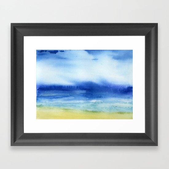 The Sea Is My Church Framed Art Print
