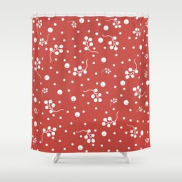 Winter Pattern Shower Curtain