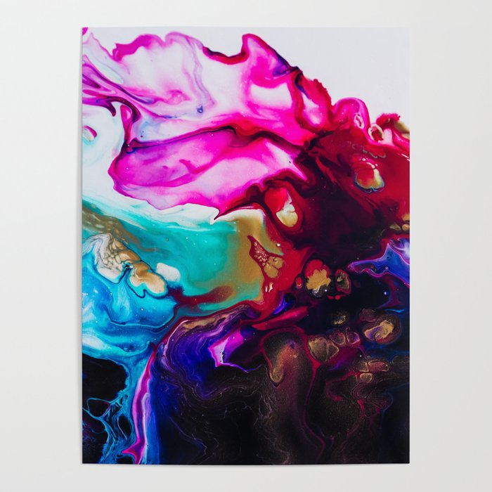 Smoky Magenta  Poster