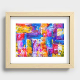 Bright Abstract 2 Recessed Framed Print