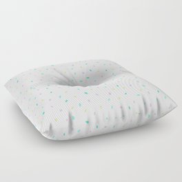 speckles lilac yellow mint  Floor Pillow
