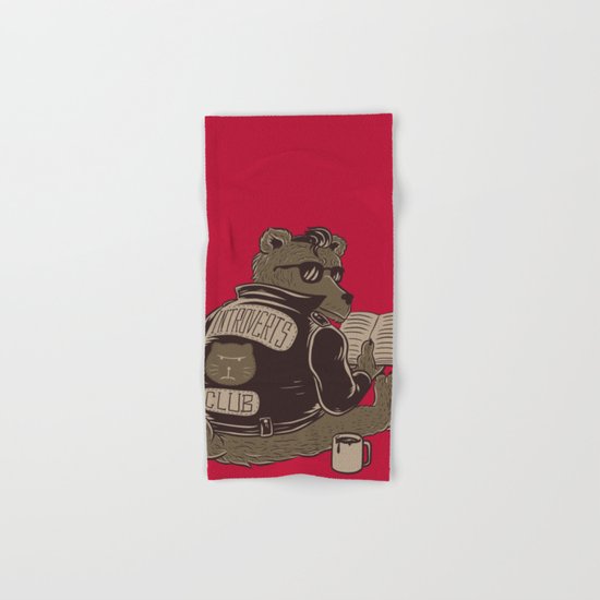 Introverts Club Hand & Bath Towel