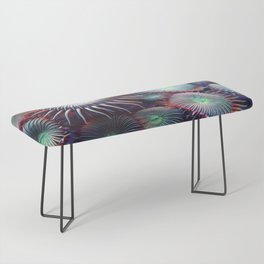 Colorful Coral Reef Bench
