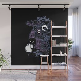 Black Coffee Black Soul by Tobe Fonseca Wall Mural