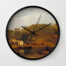 Joseph Mallord William Turner - Cliveden on Thames Wall Clock