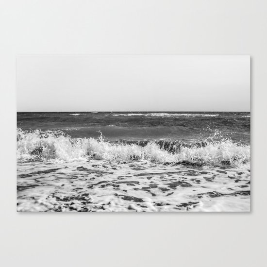 BEACH DAYS XXI BW Canvas Print