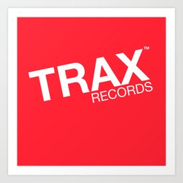 Trax Records Signature Logo Art Print