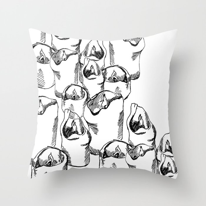 By candle light Throw Pillow