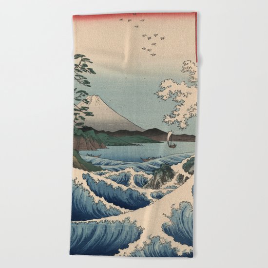The Sea of Satta Beach Towel